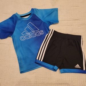 Adidas Blue And Black Outfit